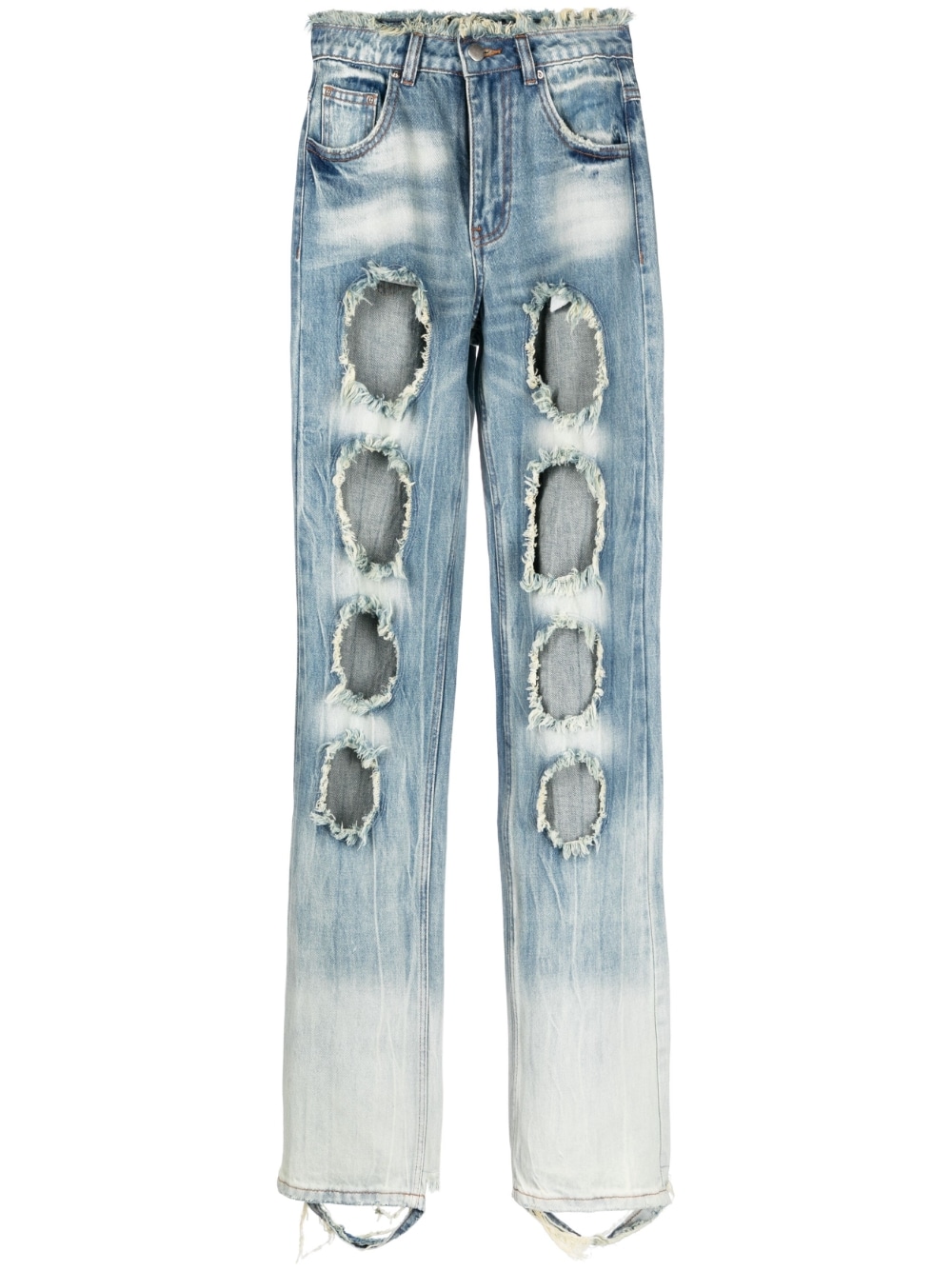 Rui RUI- Cut-out Detail Denim Jeans