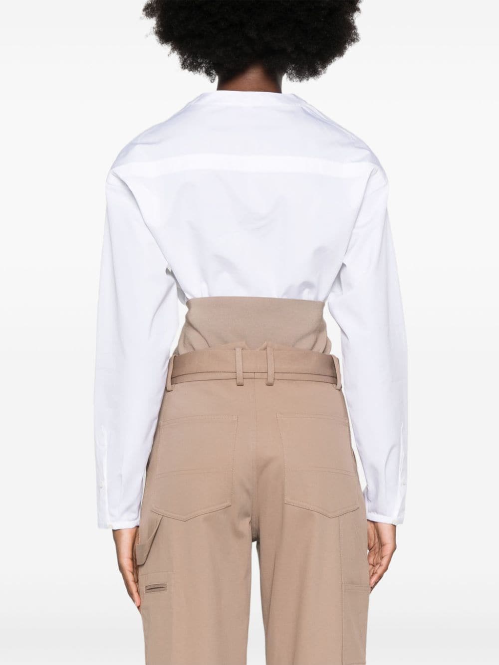 Alaïa ALAÏA- Cotton Bodysuit Shirt