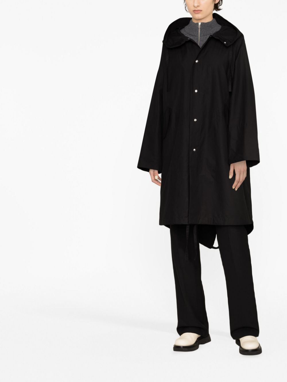 Jil Sander JIL SANDER- Cotton Midi Parka Coat