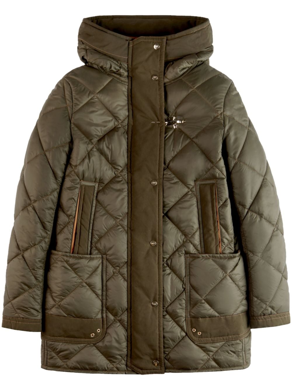 Fay FAY- Quilted Padded Parka Coat