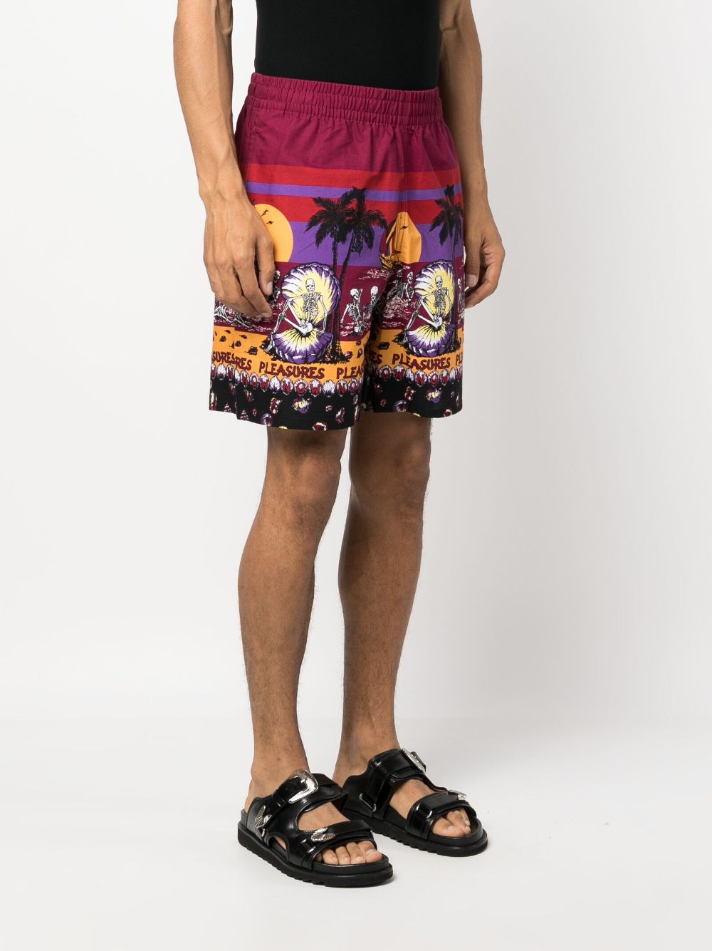 Pleasures PLEASURES- Beach Printed Shorts