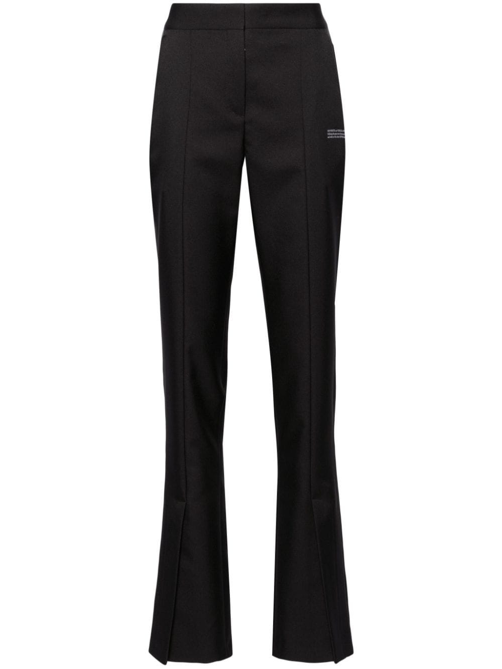 OFF-WHITE OFF-WHITE- High Waisted Tailored Trousers