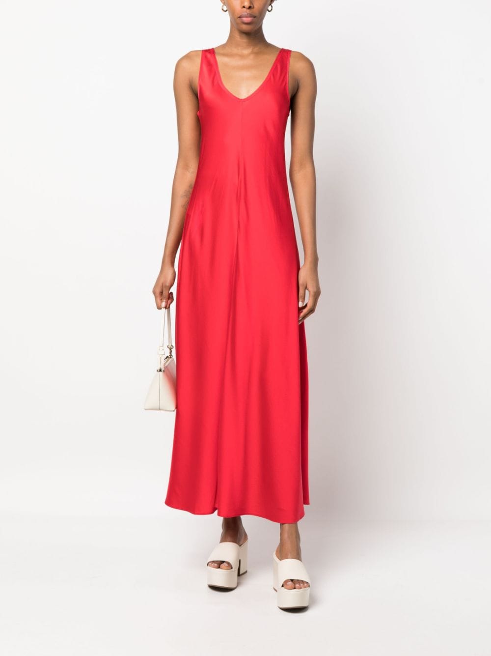 Forte Forte FORTE FORTE- Sleeveless Silk Satin Long Dress