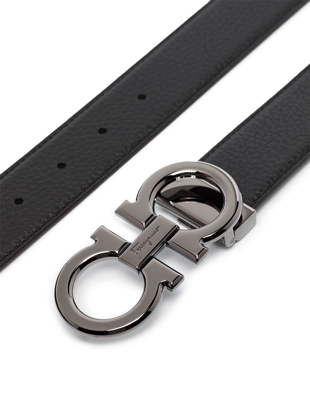 Ferragamo FERRAGAMO- Gancini Leather Belt