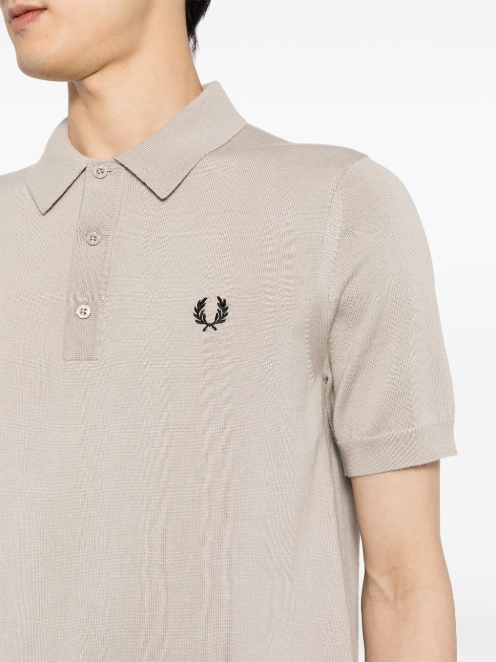Fred Perry FRED PERRY- Wool And Cotton Blend Shirt
