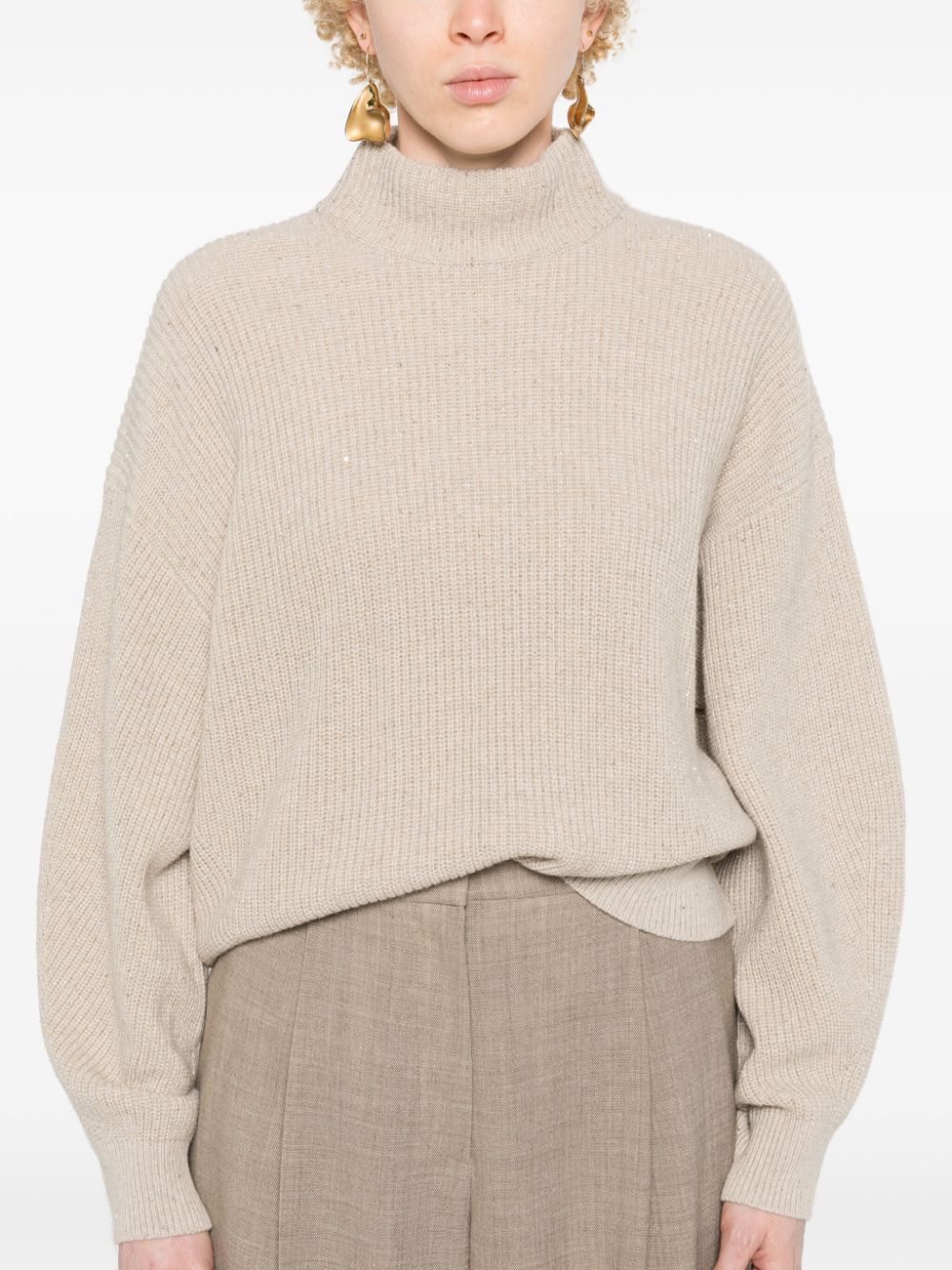 Brunello Cucinelli BRUNELLO CUCINELLI- Wool And Cashmere Blend Jumper