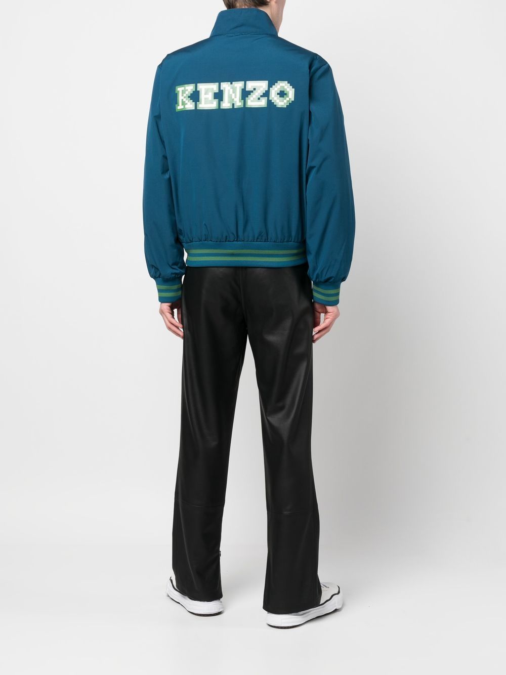 Kenzo KENZO- Logo Nylon Bomber Jacket