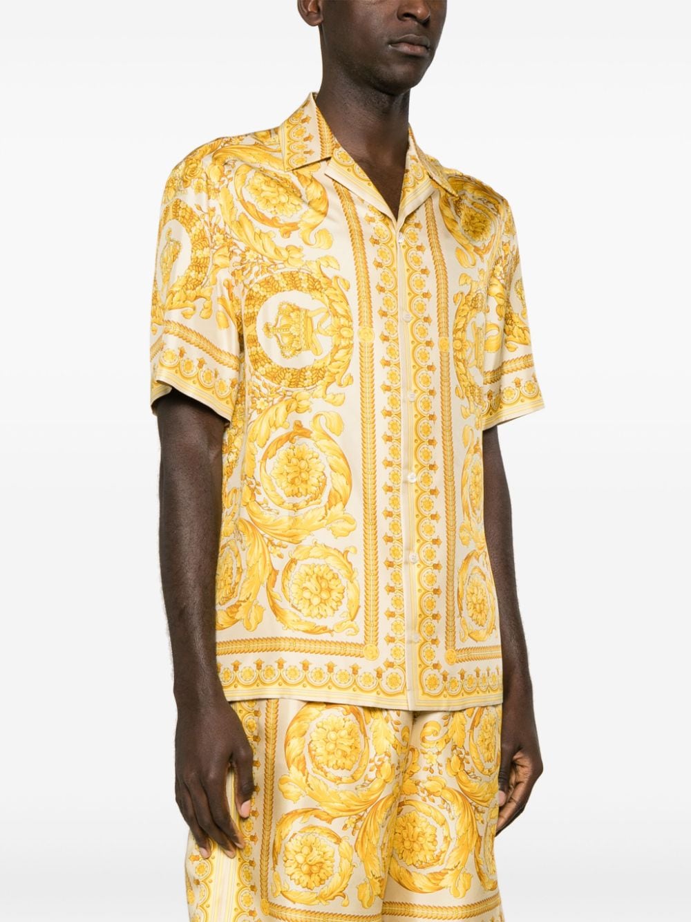 Versace VERSACE- Barocco Print Silk Shirt