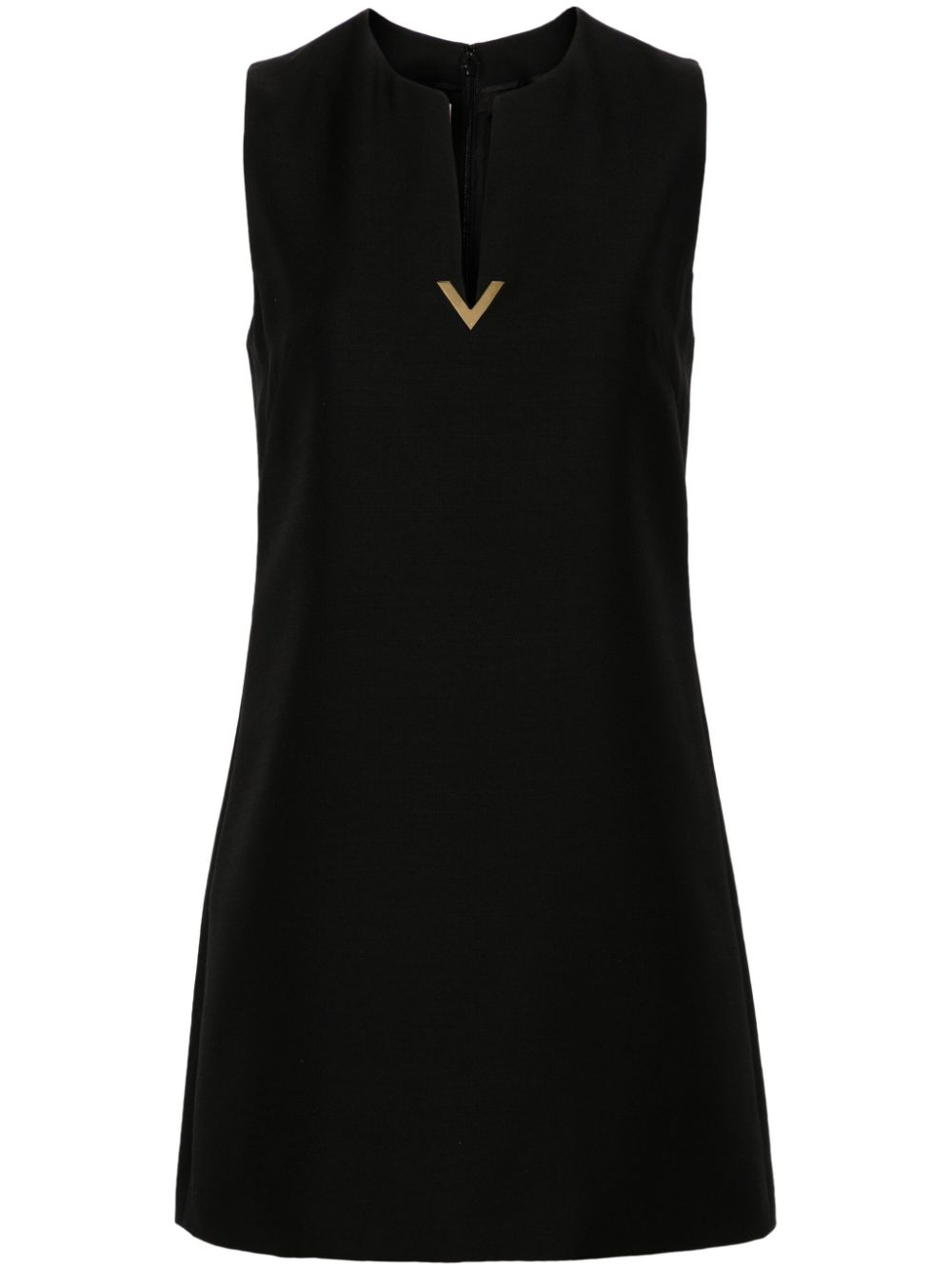 Valentino VALENTINO- Wool And Silk Blend Short Dress