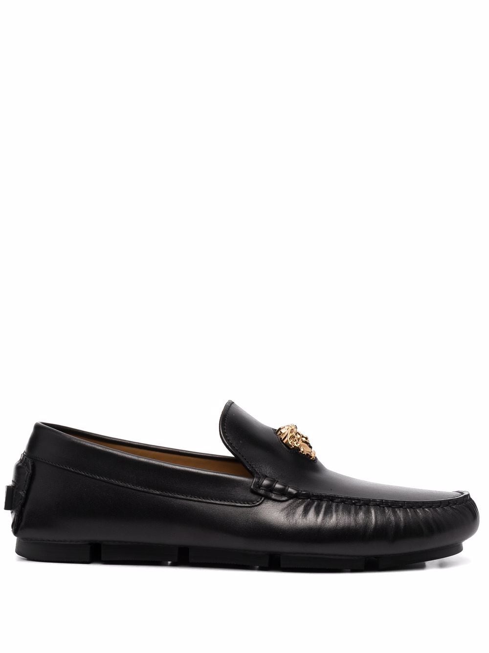 Versace VERSACE- La Medusa Leather Loafers