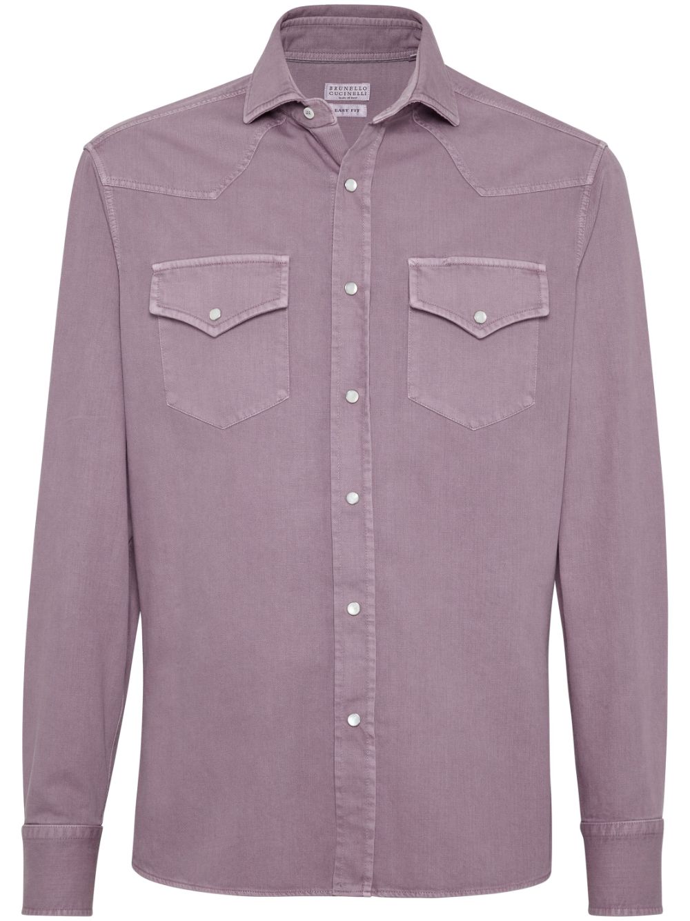 Brunello Cucinelli BRUNELLO CUCINELLI- Denim Easy Fit Shirt