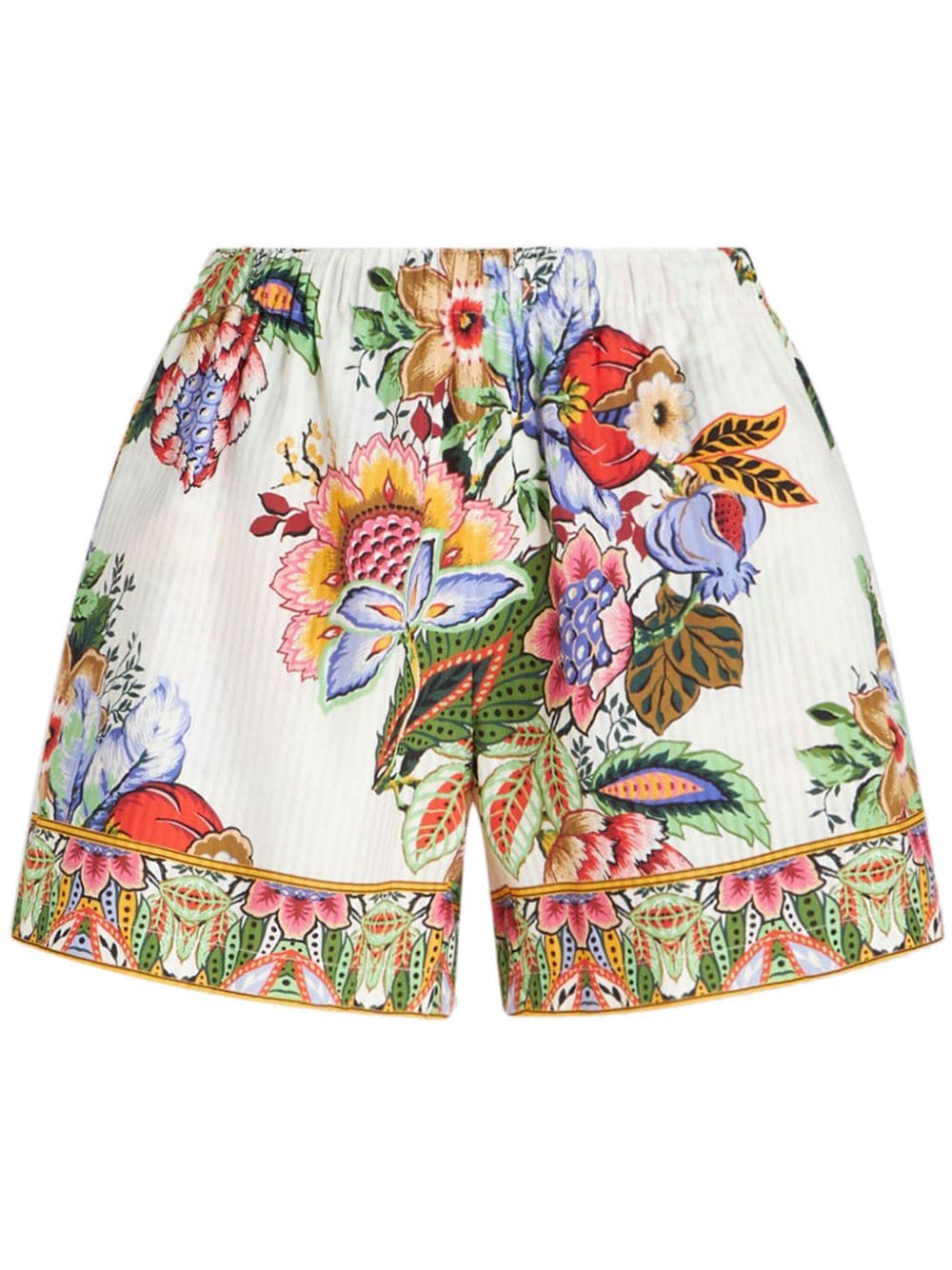 Etro ETRO- Cotton And Silk Blend Shorts