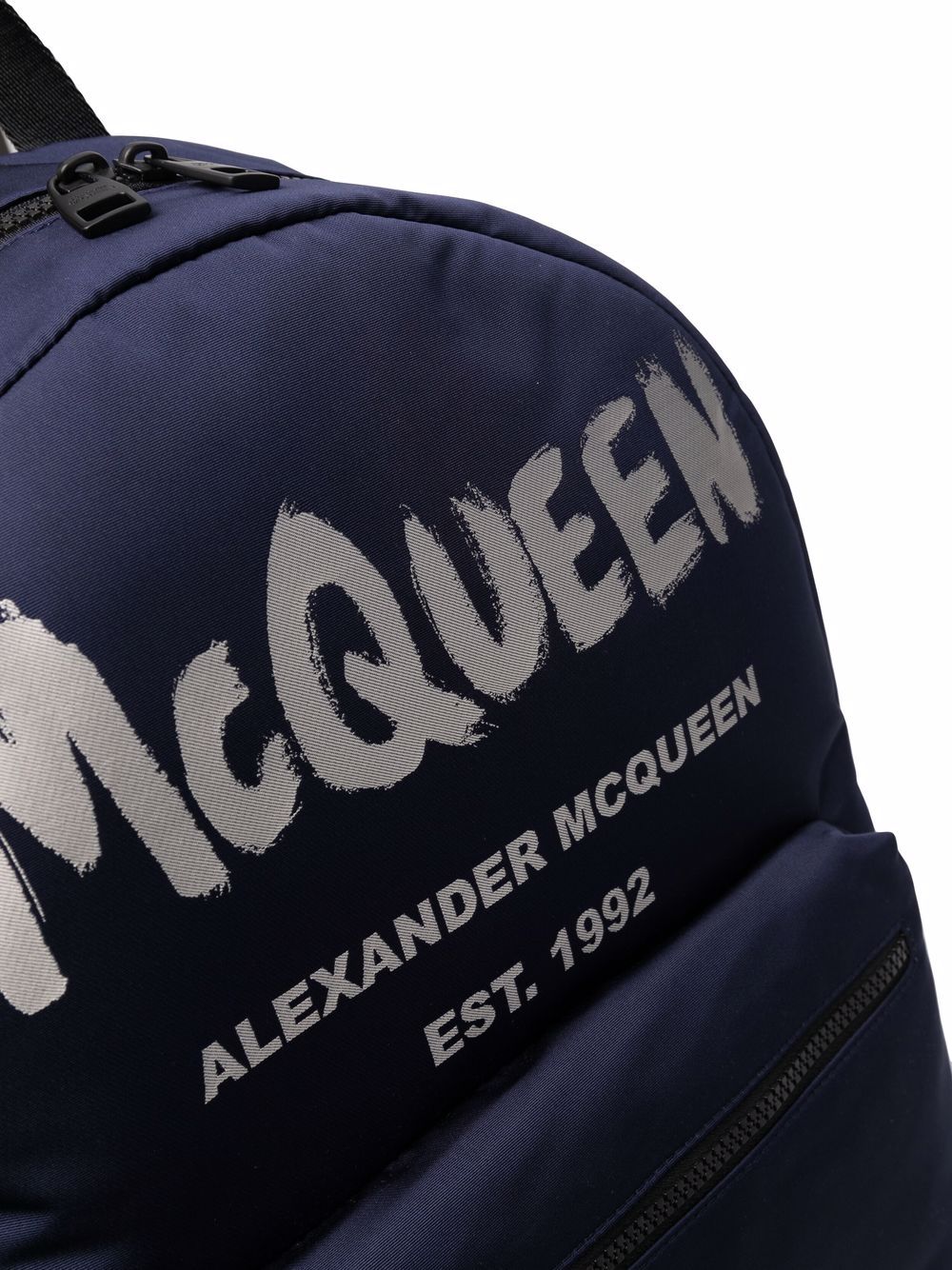 Alexander McQueen ALEXANDER MCQUEEN- Logo Print Backpack