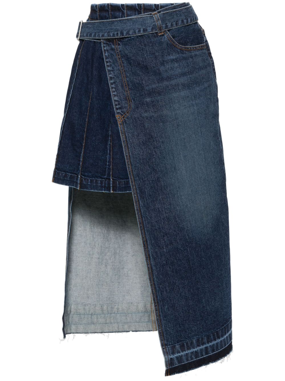 Sacai SACAI- Denim Long Skirt