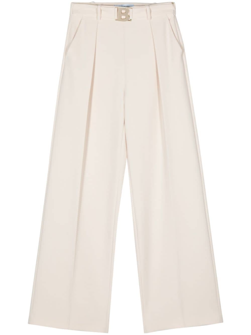  BLUGIRL- Wide Wool Stretch Trousers