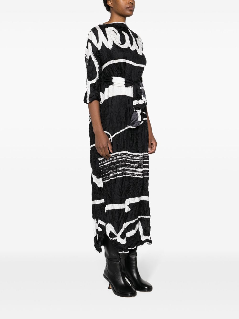 Daniela Gregis DANIELA GREGIS- Printed Silk Maxi Dress