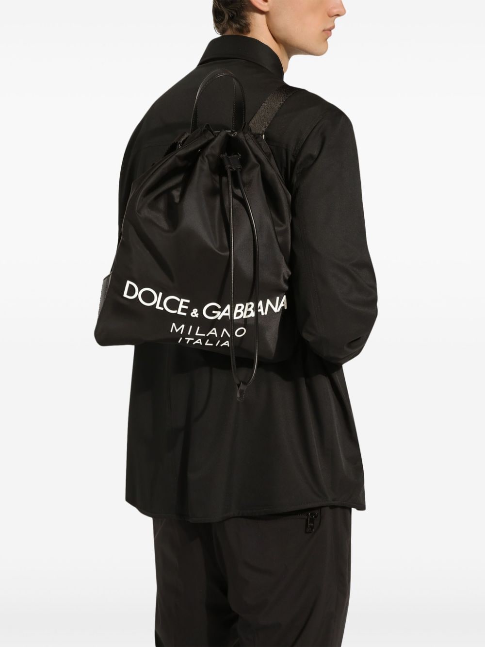 Dolce & Gabbana DOLCE & GABBANA- Logo Nylon Backpack