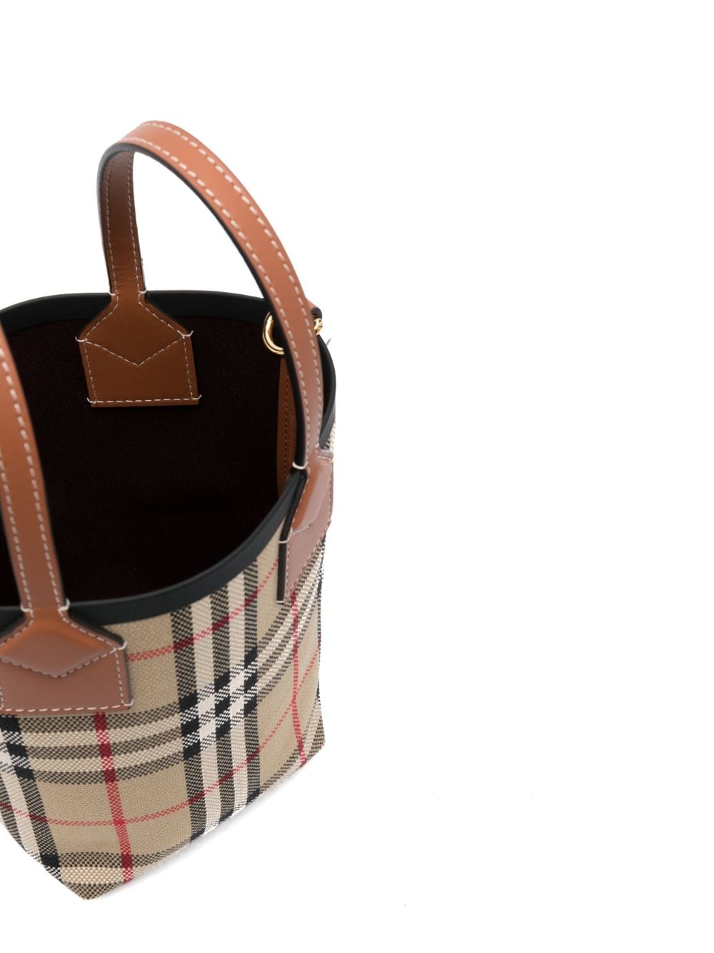 Burberry BURBERRY- Check Motif Mini Bucket Bag