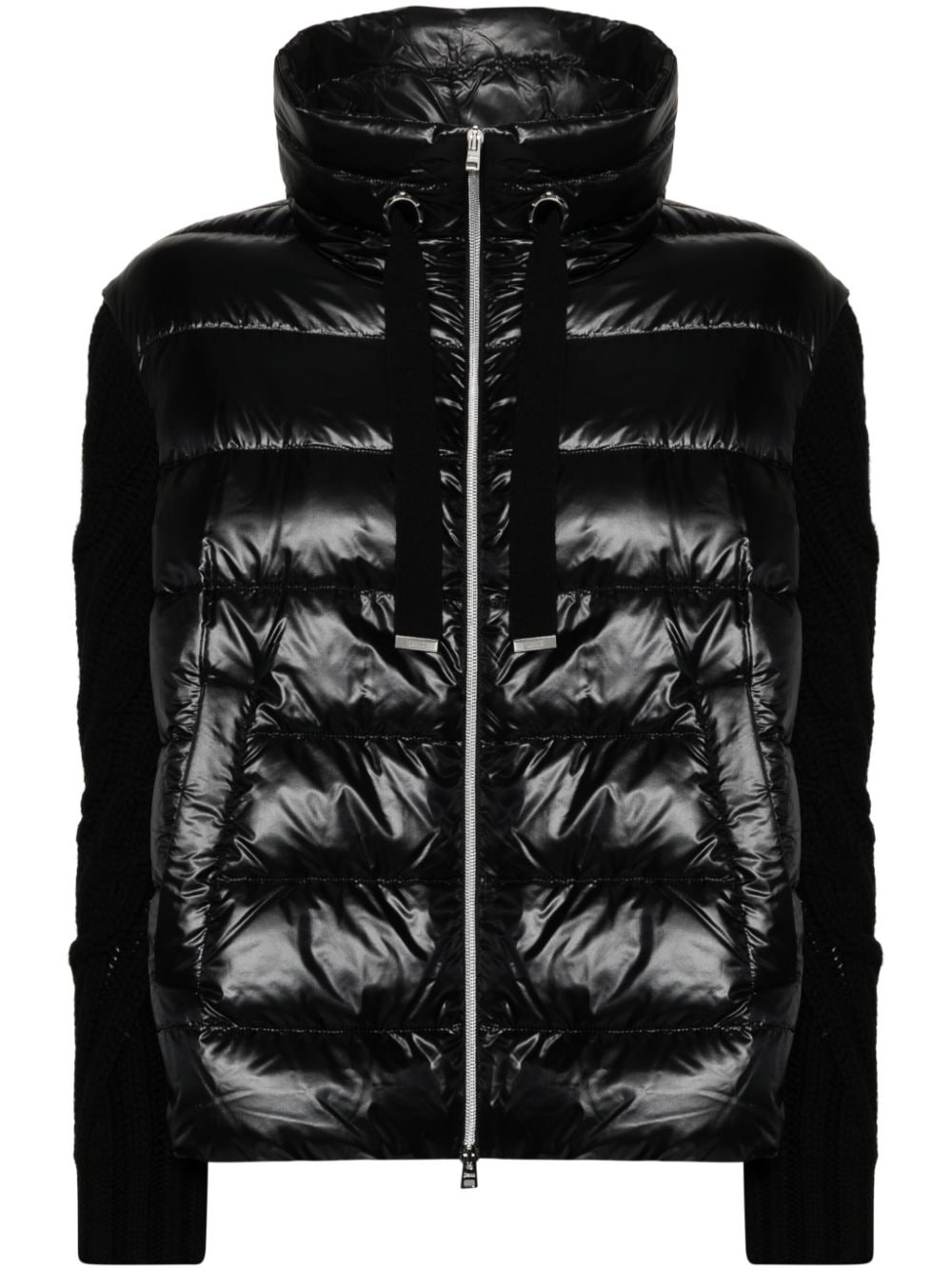 Herno HERNO- Knitted Panels Down Jacket