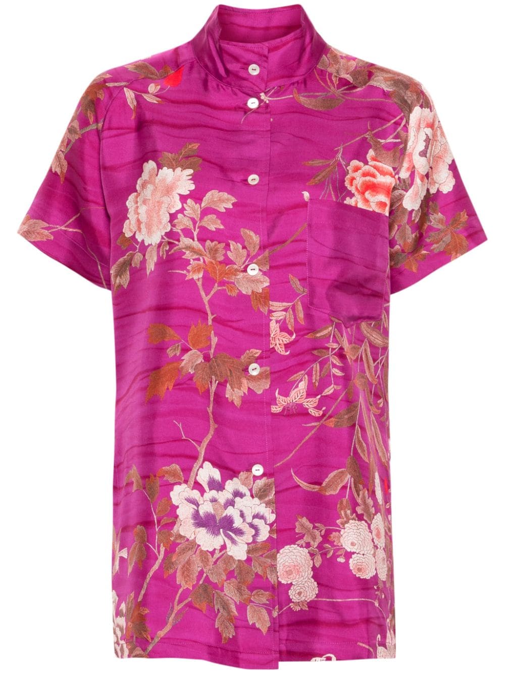 Pierre-Louis Mascia PIERRE-LOUIS MASCIA- Printed Silk Shirt