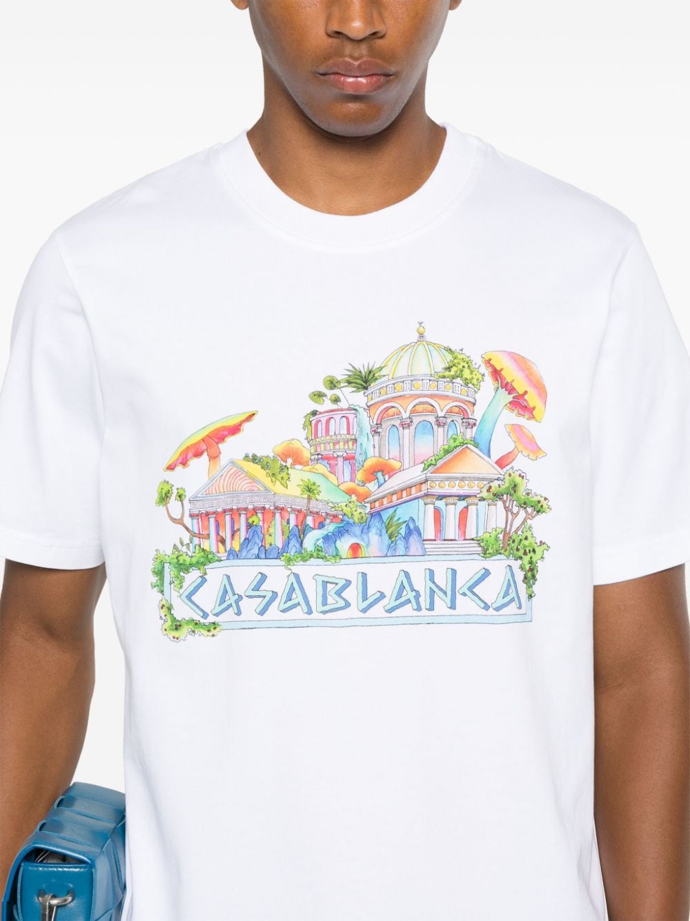 Casablanca CASABLANCA- Cotton T-shirt With Print