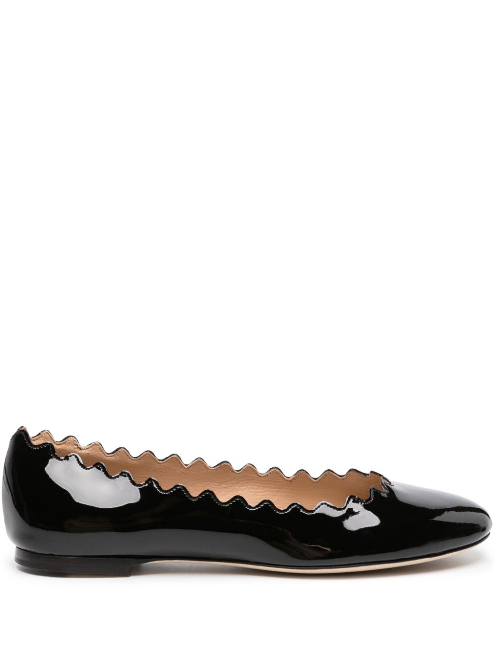 Chloé CHLOÉ- Lauren Patent Leather Ballet Flats