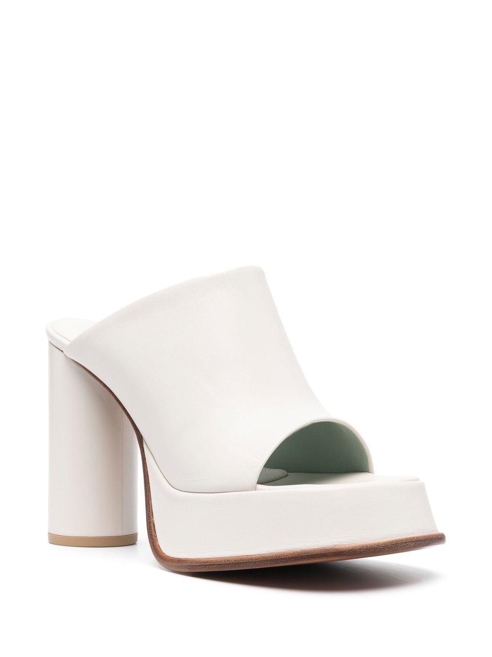 AMBUSH AMBUSH- Leather Platform Mules