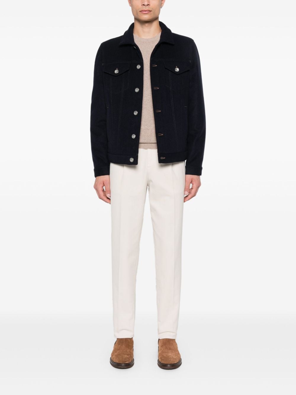 Brunello Cucinelli BRUNELLO CUCINELLI- Wool Jacket