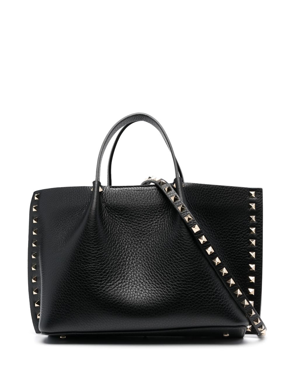 VALENTINO GARAVANI VALENTINO GARAVANI- Rockstud Small Leather Tote Bag