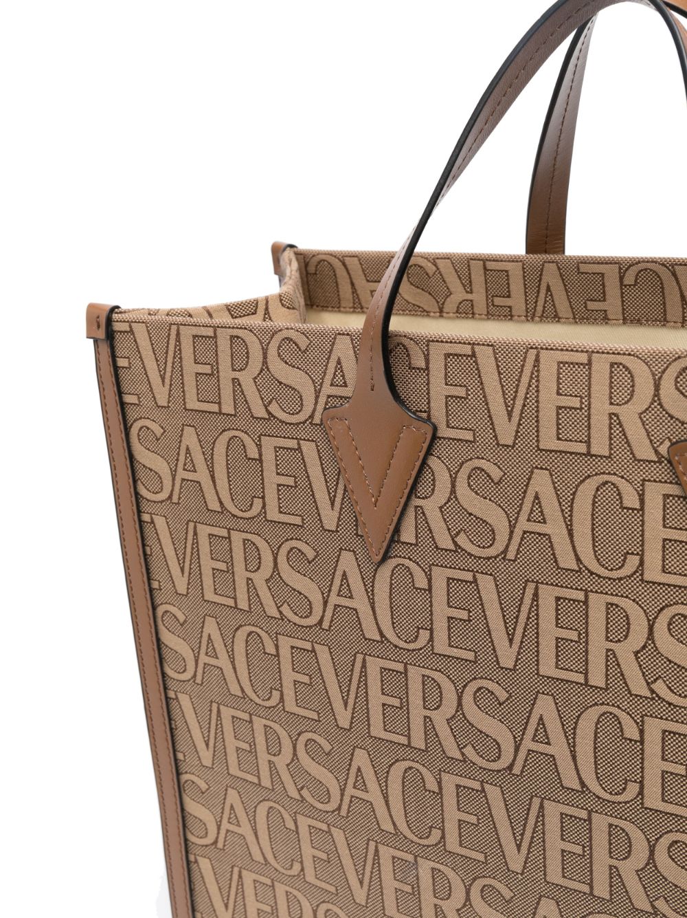 Versace La Vacanza VERSACE LA VACANZA- All Over Logo Large Tote Bag