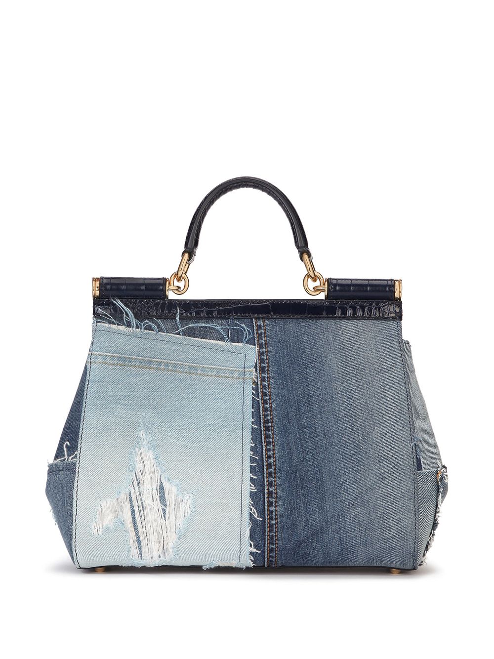 Dolce & Gabbana DOLCE & GABBANA- Denim Sicily Handbag