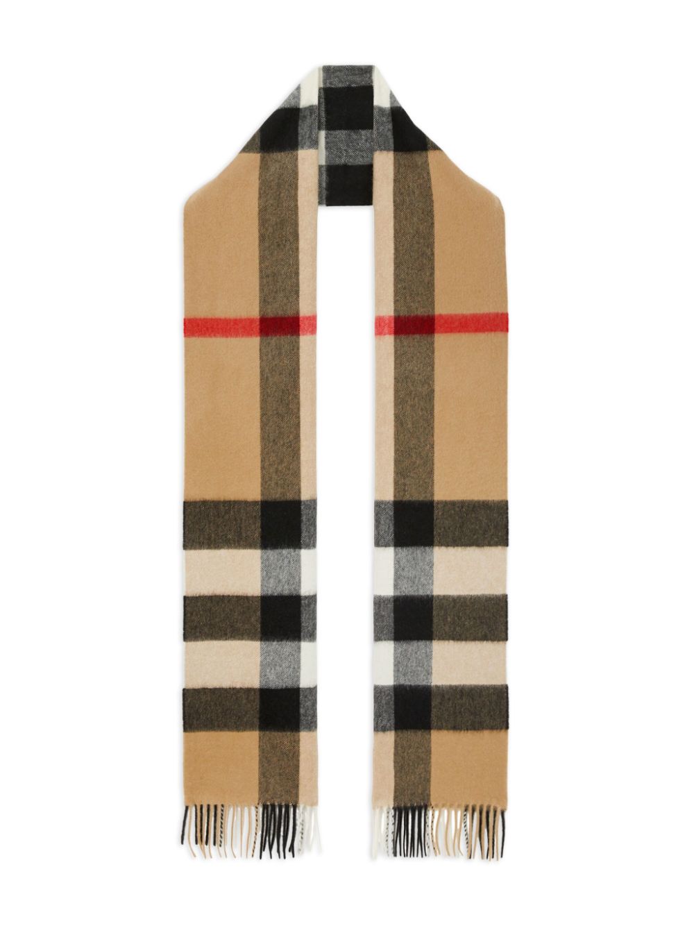 Burberry BURBERRY- Check Cashmere Wool Scarf