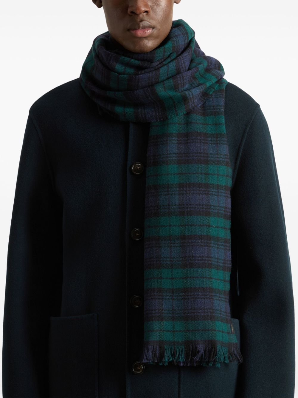 Woolrich WOOLRICH- Checked Scarf