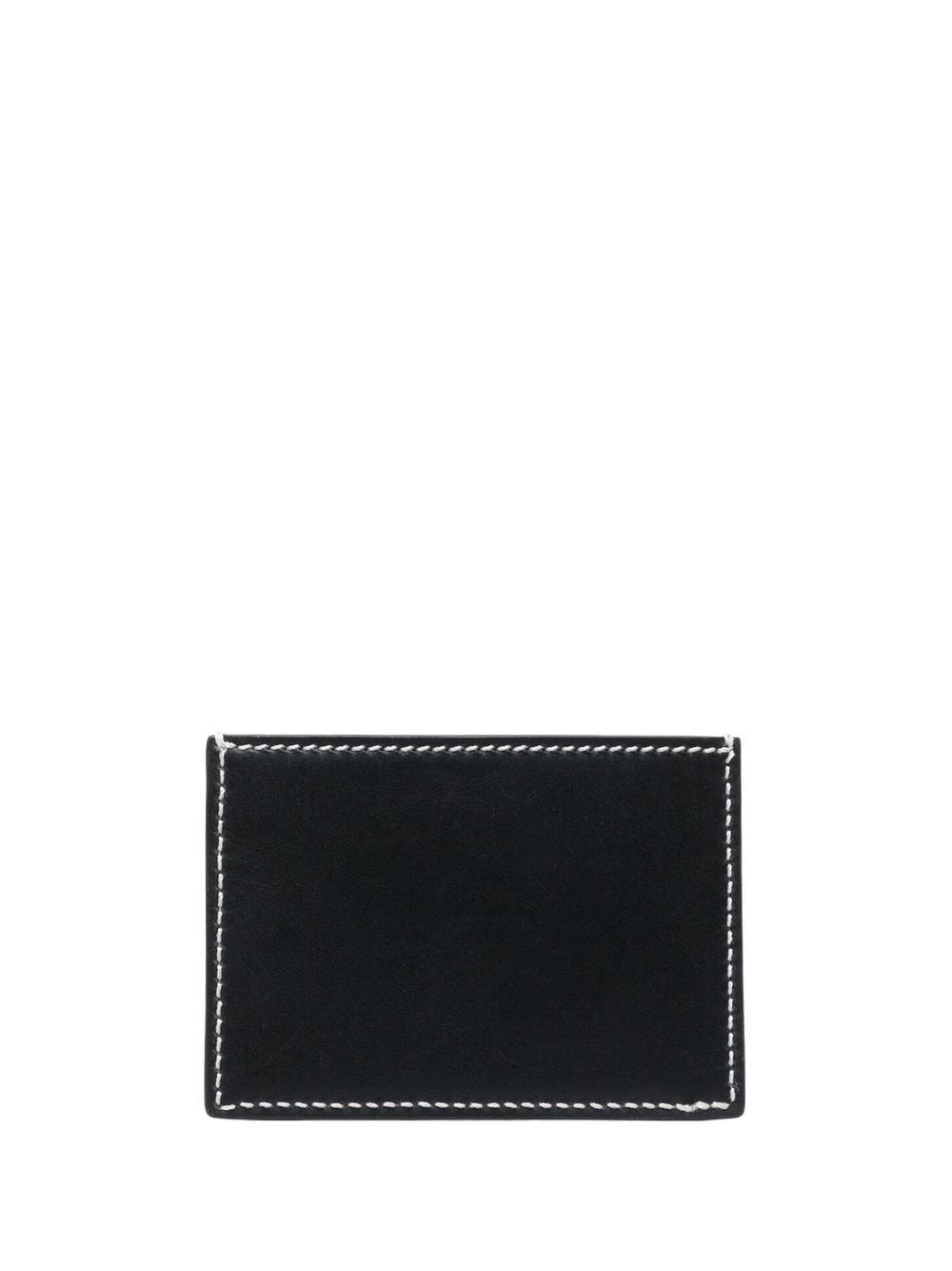 Thom Browne THOM BROWNE- Leather Single Credit Card Case