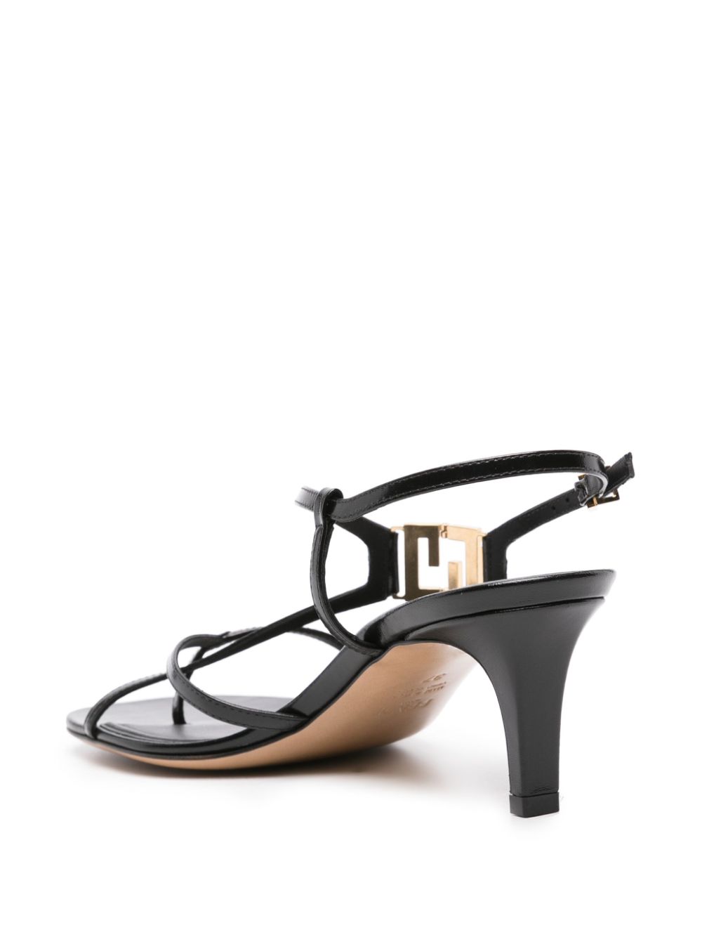 FENDI FENDI- Fendi Ffold Leather Sandals