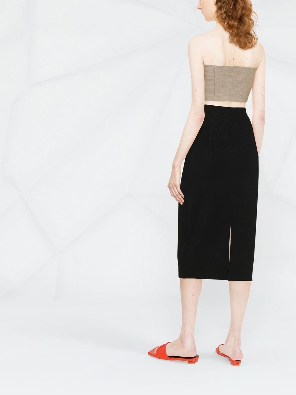 Victoria Beckham VICTORIA BECKHAM- Fitted Midi Skirt