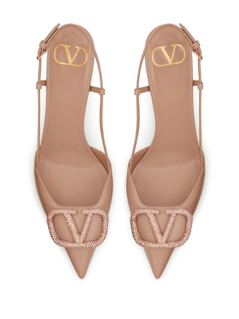 VALENTINO GARAVANI VALENTINO GARAVANI- Leather Vlogo Signature Slingback Pumps