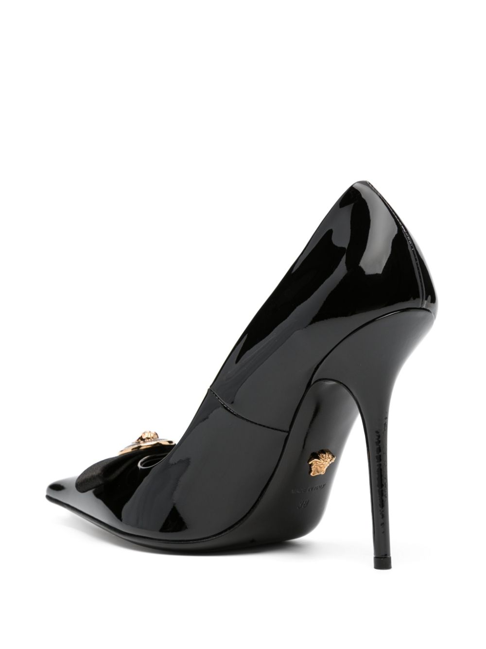 Versace VERSACE- La Medusa Patent Leather Pumps