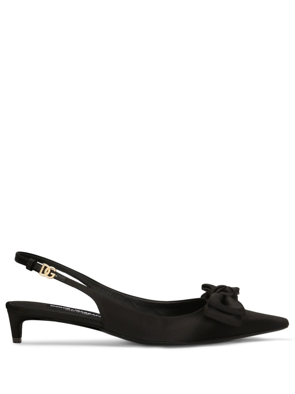 Dolce & Gabbana DOLCE & GABBANA- Satin Slingback Pumps