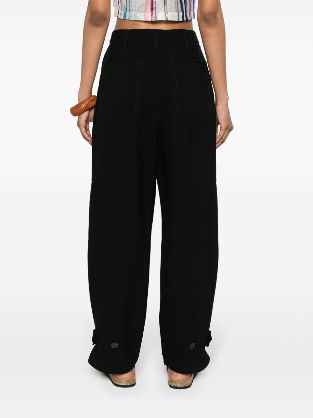 Loewe Paula's Ibiza LOEWE PAULA'S IBIZA- Linen Blend Cargo Trousers