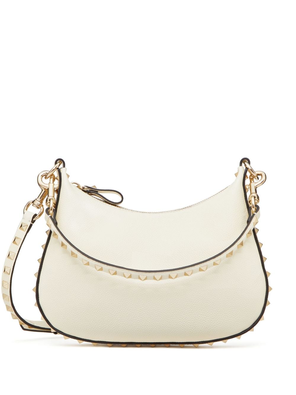 VALENTINO GARAVANI VALENTINO GARAVANI- Rockstud Small Leather Hobo Bag