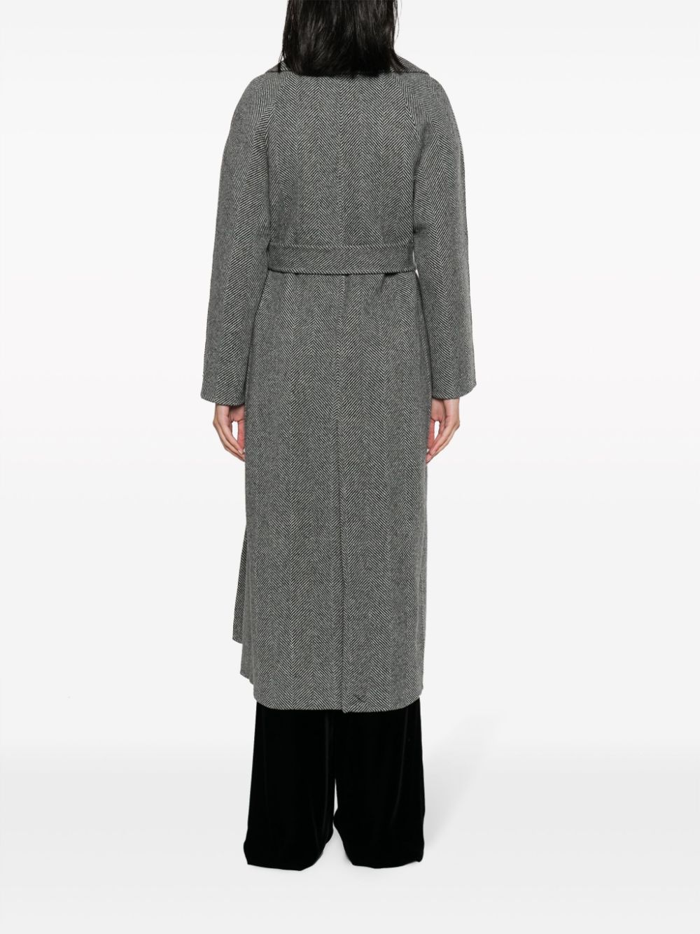 Palto' PALTO'- Paola Herringbone Wool Blend Coat