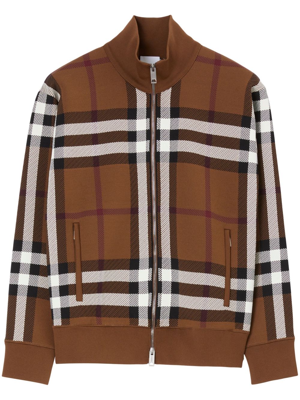 Burberry BURBERRY- Check Motif Zipped Jacket