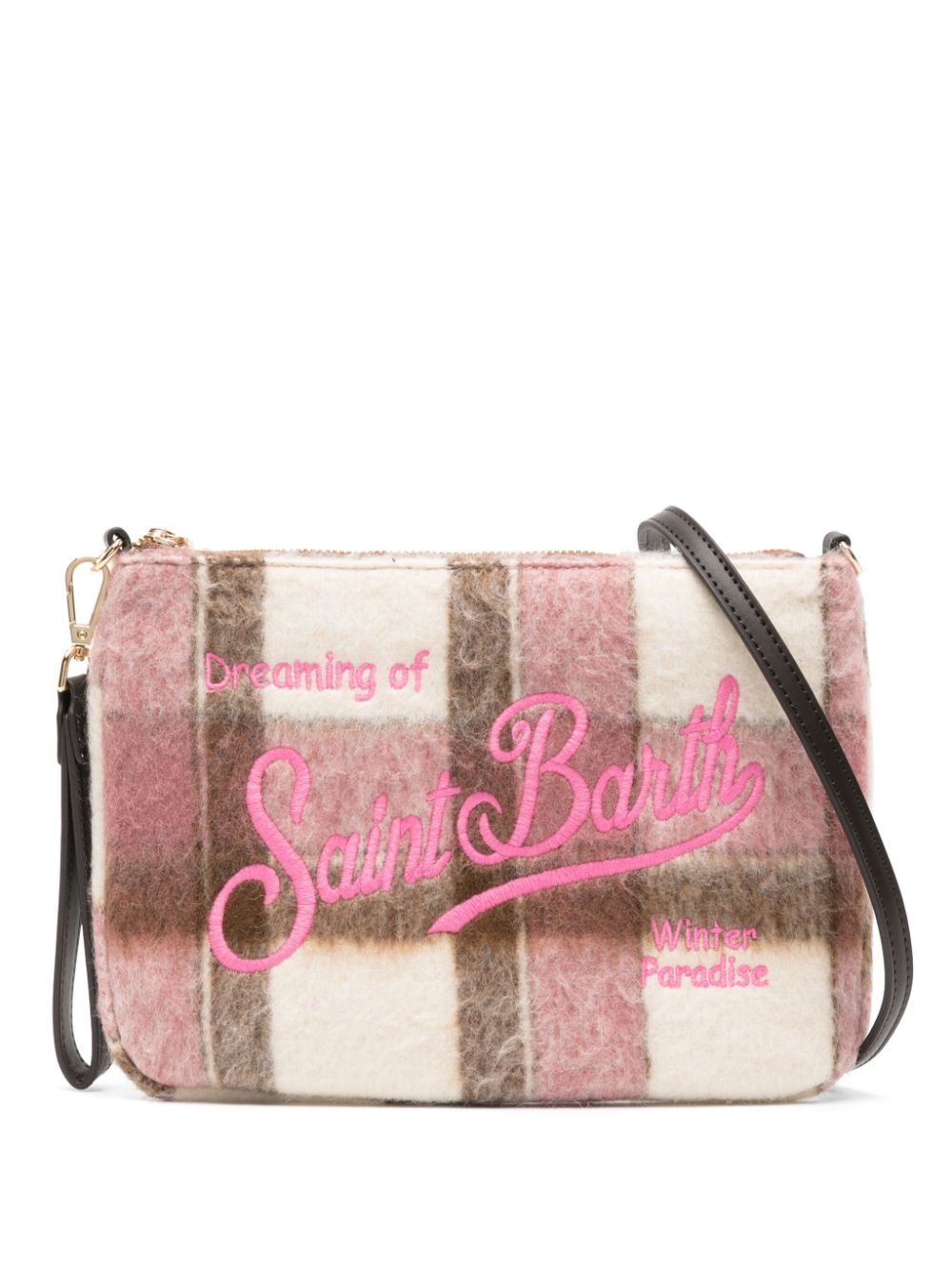 Mc2 Saint Barth MC2 SAINT BARTH- Parisienne Tartan Pattern Clutch Bag