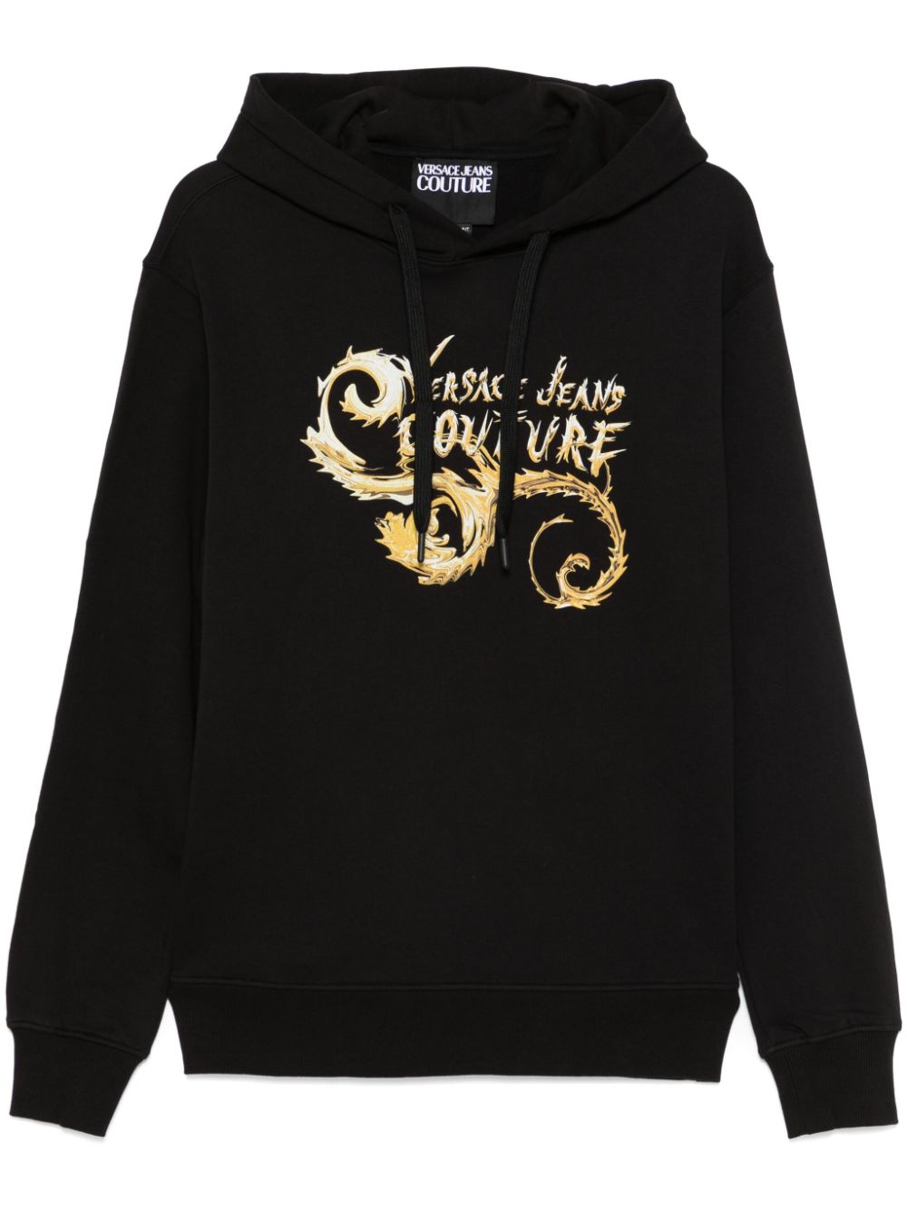 Versace Jeans Couture VERSACE JEANS COUTURE- Hooded Sweatshirt With Print