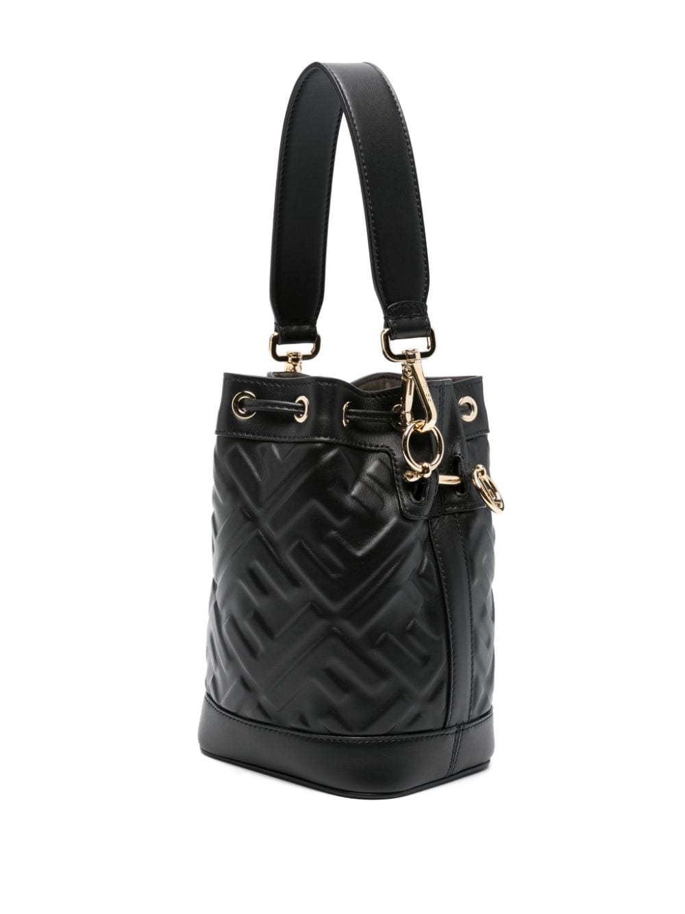 FENDI FENDI- Mon Tresor Mini Leather Bucket Bag