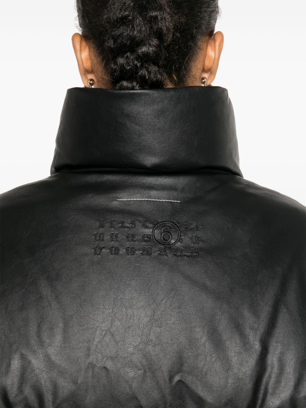 MM6 Maison Margiela MM6 MAISON MARGIELA- Nylon High-neck Down Jacket