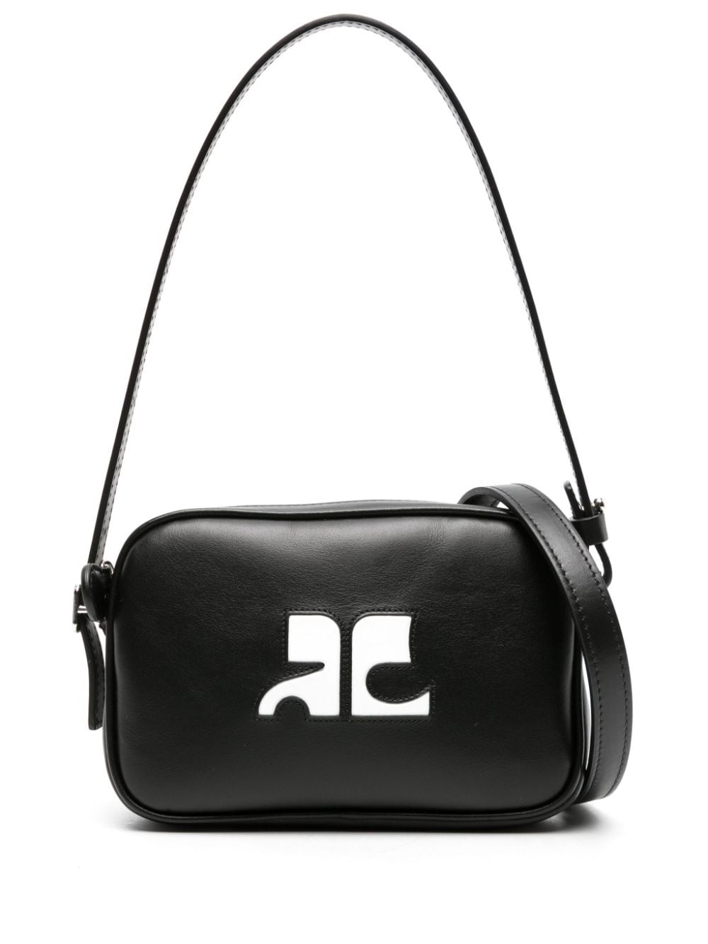 Courrèges COURRÈGES- Logo Leather Camera Bag