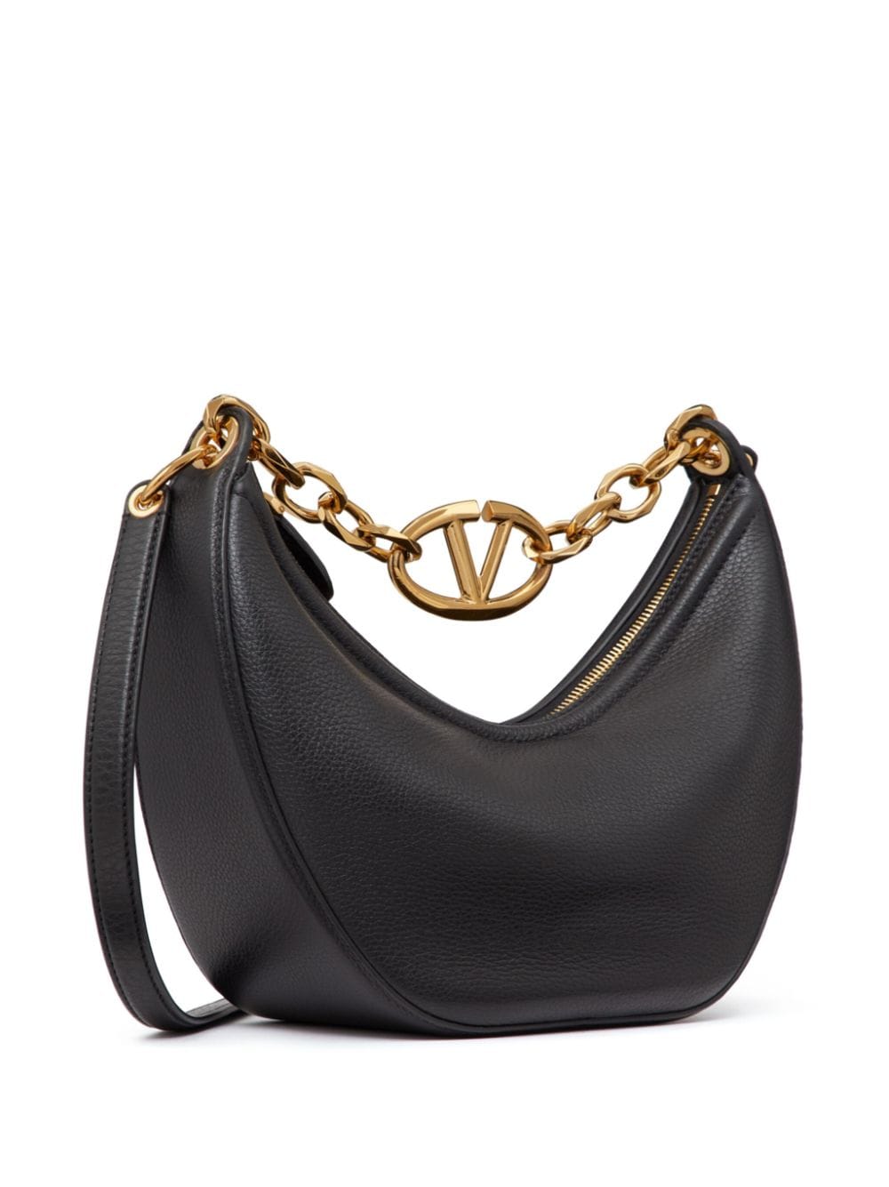 VALENTINO GARAVANI VALENTINO GARAVANI- Vlogo Moon Small Leather Shoulder Bag