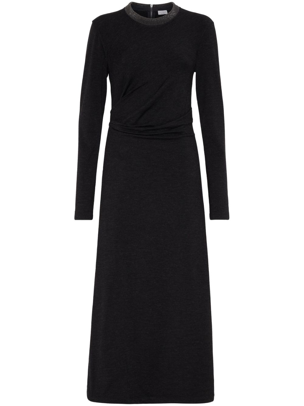 Brunello Cucinelli BRUNELLO CUCINELLI- Wool Midi Dress